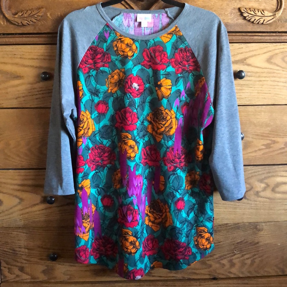Lularoe Floral Print Randy Top